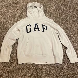 Gap hoodie White and Navy size M mens